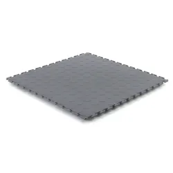 Dalle d'atelier pleines PVC série FACTORY – Gris Anthracite – 498×498×6,5mm
