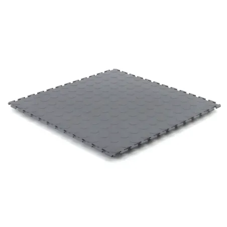 Dalle d'atelier pleines PVC série FACTORY – Gris Anthracite – 498×498×6,5mm
