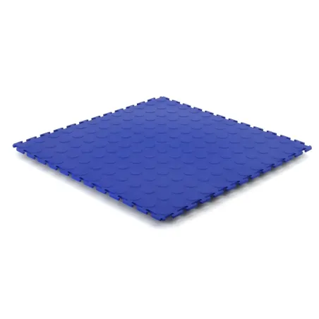 Dalle d'atelier pleines PVC série FACTORY – Bleu Foncé – 498×498×6,5mm