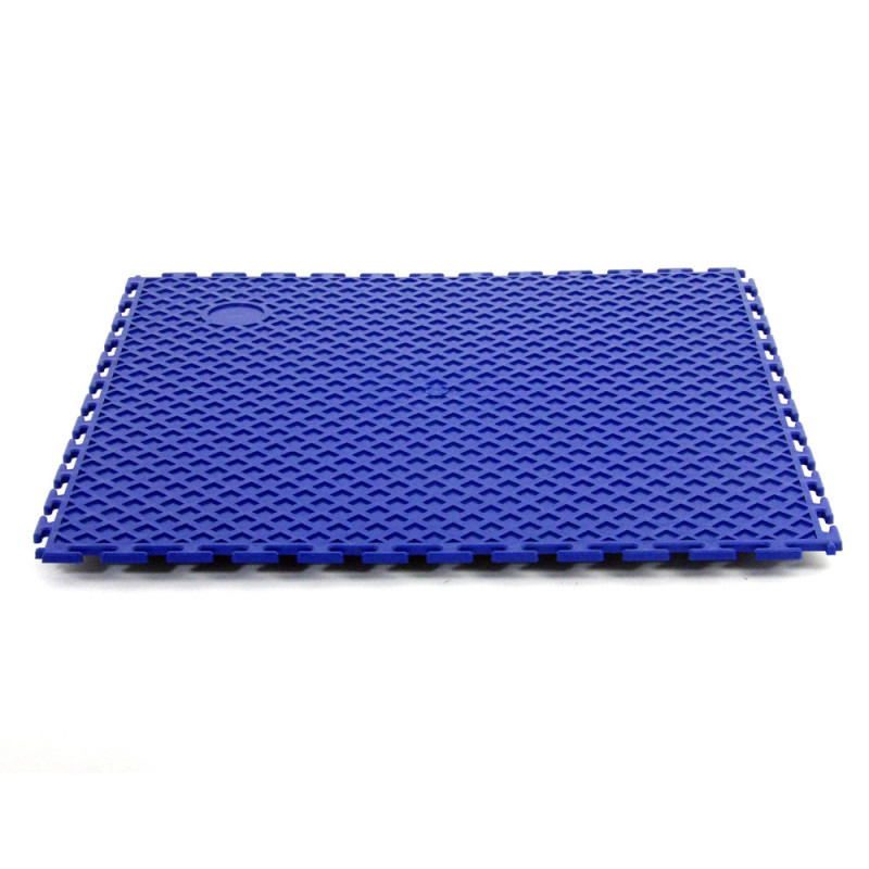 Dalle d'atelier pleines PVC série FACTORY – Bleu Foncé – 498×498×6,5mm