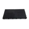 Dalle de garage clipsable - Noir - Effet Damier, Polypropylène 40x40cm