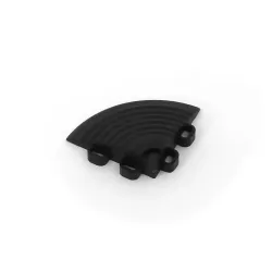 Angle de finition – Noir – Accessoire pour dalles clipsables 40×40 cm