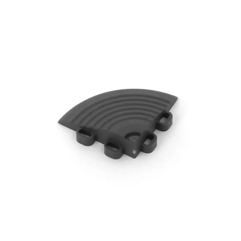 Angle de finition – Gris Anthracite – Accessoire pour dalles clipsables 40×40 cm