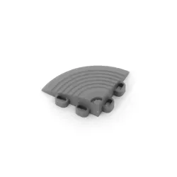 Angle de finition – Gris Clair – Accessoire pour dalles clipsables 40×40 cm