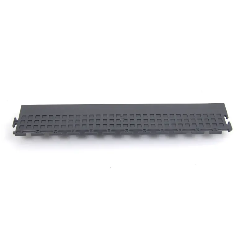 Dalle d'atelier pleines PVC série FACTORY – Gris Anthracite – 498×498×6,5mm