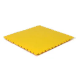 Dalle d'atelier pleines PVC série FACTORY – Jaune – 498×498×6,5mm