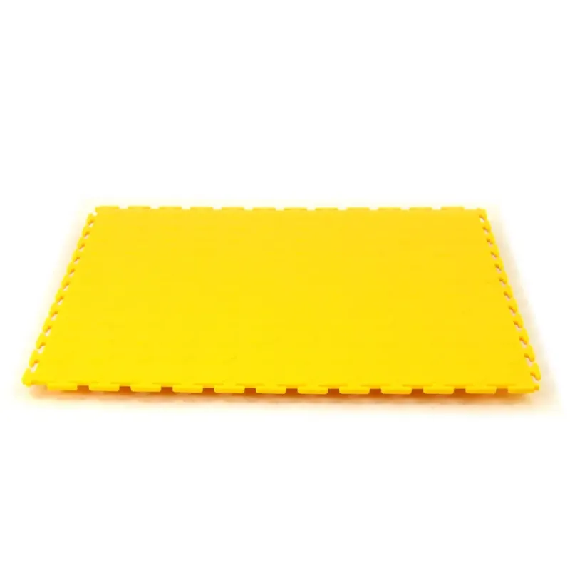 Dalle d'atelier pleines PVC série FACTORY – Jaune – 498×498×6,5mm