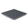 Dalle de sol clipsable DALL-GRIP - GRIS CLAIR - Effet tôle larmée - Polypropylène - 40x40cm
