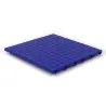 Dalle de sol clipsable DIAMOND - BLEU FONCE - Effet tôle larmée - Polypropylène - 40x40cm