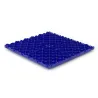 Dalle de sol clipsable DIAMOND - BLEU FONCE - Effet tôle larmée - Polypropylène - 40x40cm