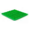 Dalle de sol clipsable DALL-GRIP - VERT - Effet tôle larmée - Polypropylène - 40x40cm