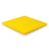 Dalle de sol clipsable DIAMOND - JAUNE - Effet tôle larmée - Polypropylène - 40x40cm