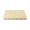 Dalle clipsable ajourée série FLAT - pour terrasse ou garage - Ivoire - Effet Damier, surface plate 40x40cm
