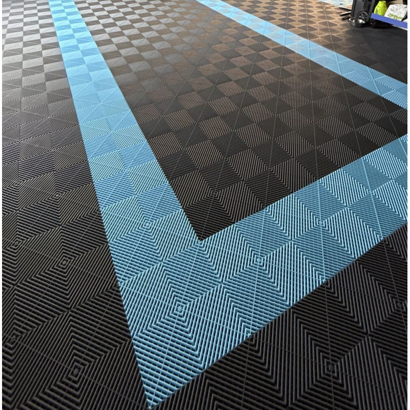 Dalle de garage pour detailling gris anthracite et bleu clair haute garonne dpt 31