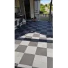 Dalle pour terrasse clipsable gris foncé et gris clair Haute loire 43