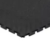Dalle PVC clipsable noire 498x498x6,5 mm | FACTORY-PLANE