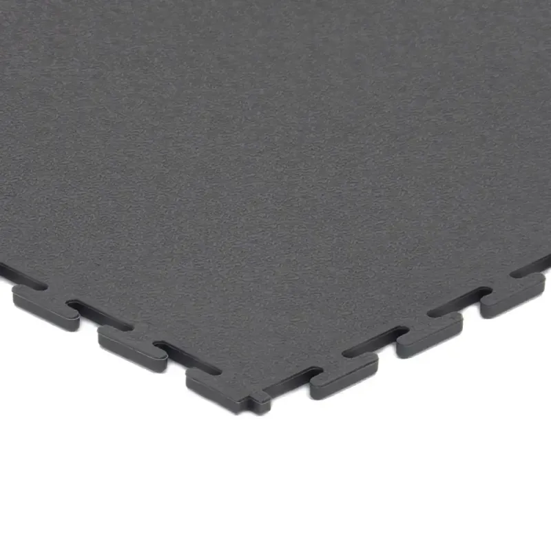 Dalle PVC clipsable gris anthracite 498x498x6,5 mm | FACTORY-PLANE