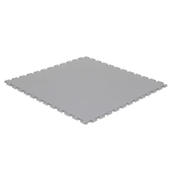 Dalle PVC clipsable gris clair 498x498x6,5 mm | FACTORY-PLANE