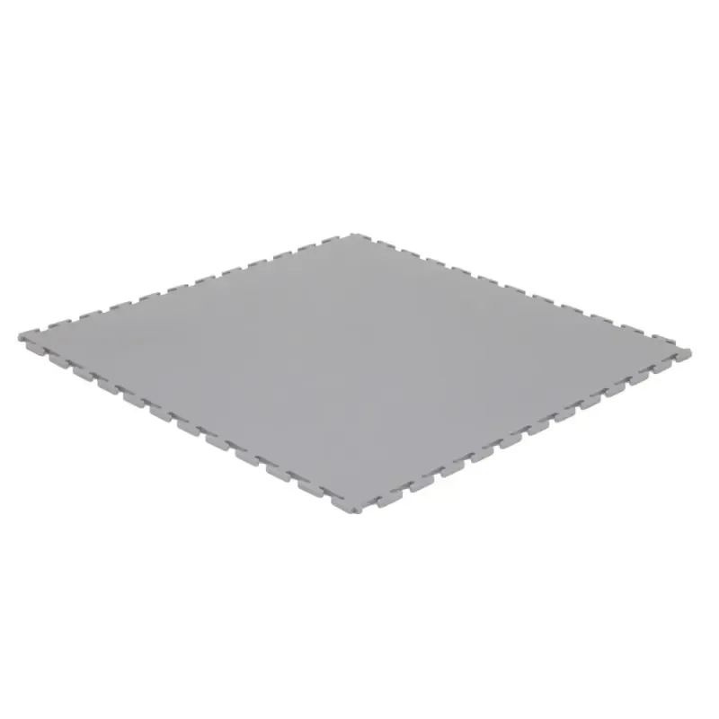 Dalle PVC clipsable gris clair 498x498x6,5 mm | FACTORY-PLANE