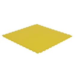 Dalle PVC clipsable jaune 498x498x6,5 mm | FACTORY-PLANE