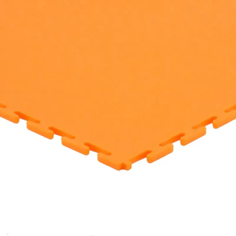 Dalle PVC clipsable orange 498x498x6,5 mm | FACTORY-PLANE