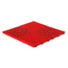 Dalle de garage clipsable CLASSIC – Rouge – Effet Damier, Polypropylène 40x40cm