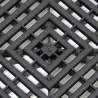 Dalle de garage clipsable - Noir - Effet Damier, Polypropylène 40x40cm
