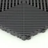 Dalle de garage clipsable - Gris Anthracite - Effet Damier, Polypropylène 40x40cm