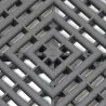 Dalle de garage clipsable - Gris Anthracite - Effet Damier, Polypropylène 40x40cm