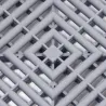 Dalle de garage clipsable - Gris clair - Effet Damier, Polypropylène 40x40cm
