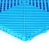 Dalle de garage clipsable CLASSIC – Bleu Clair – Effet Damier, Polypropylène 40x40cm