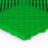 Dalle de garage clipsable – Vert – Effet Damier, Polypropylène 40x40cm