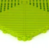 Dalle de garage clipsable – Vert Vif – Effet Damier, Polypropylène 40x40cm
