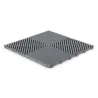 Dalle de garage clipsable - Gris clair - Effet Damier, Polypropylène 40x40cm