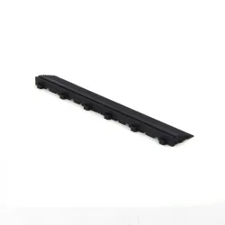 Rampe de finition femelle – Noire – Accessoire pour dalles clipsables 40×40 cm