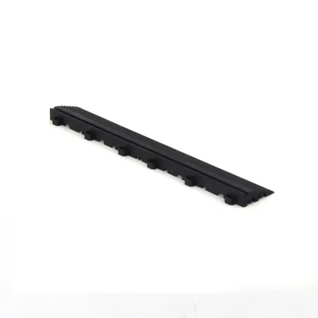 Rampe de finition femelle – Noire – Accessoire pour dalles clipsables 40×40 cm