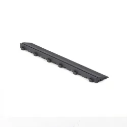 Rampe de finition femelle – Gris Anthracite – Accessoire pour dalles clipsables 40×40cm