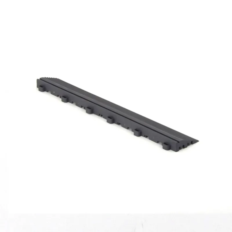 Rampe de finition femelle – Gris Anthracite – Accessoire pour dalles clipsables 40×40cm