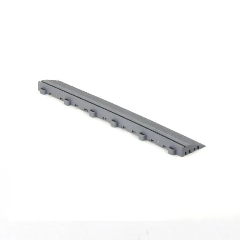 Rampe de finition femelle – Gris Clair – Accessoire pour dalles clipsables 40×40cm