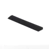 Rampe de finition mâle – Noire – Accessoire pour dalles clipsables 40×40 cm